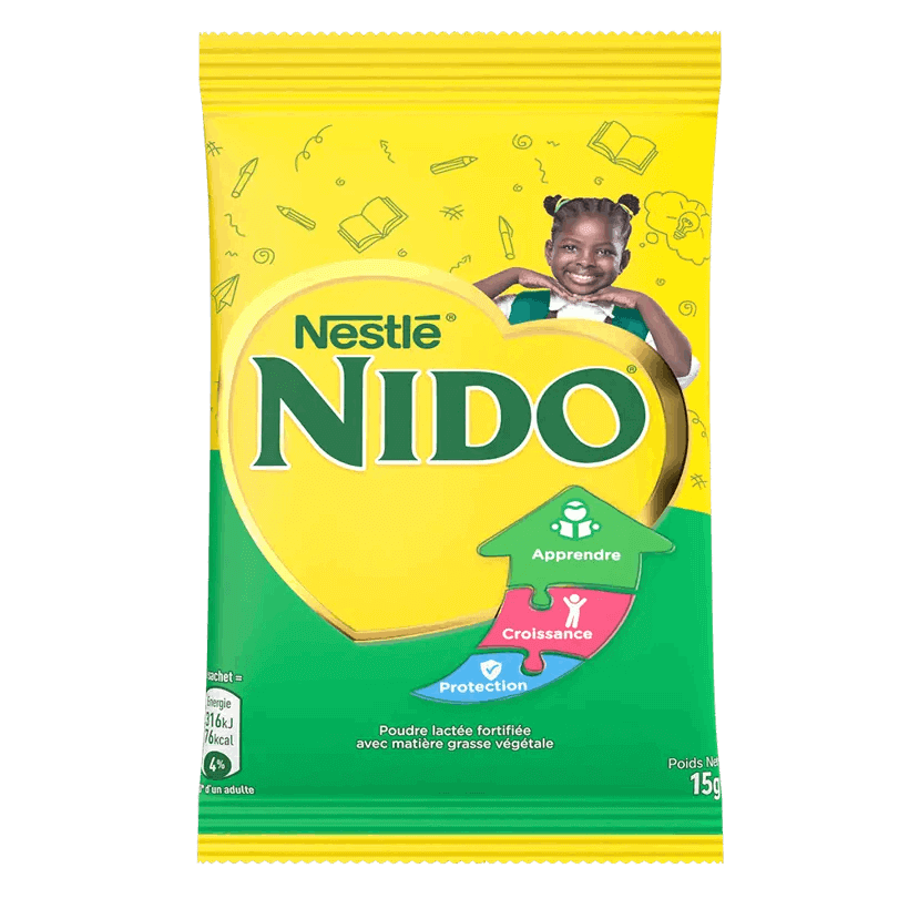 Lait NIDO enrichi en matières grasses végétales