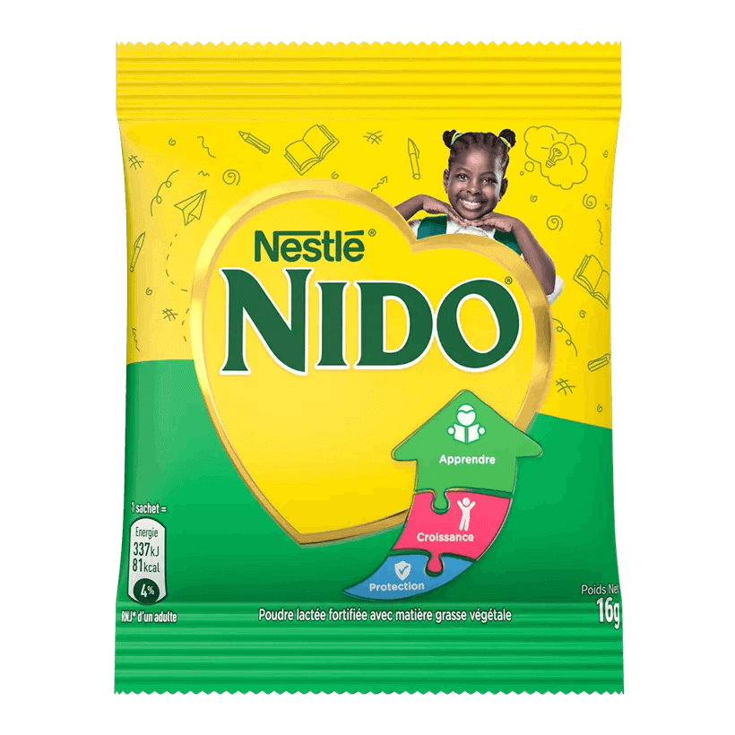 Lait NIDO enrichi en matières grasses végétales